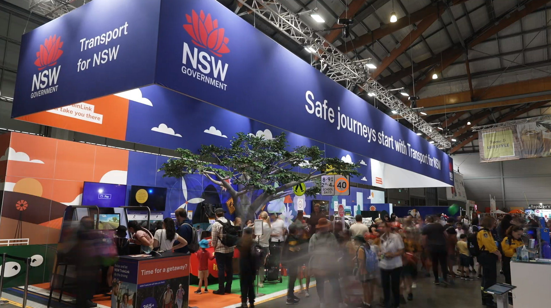 Case study: Filming vox pops at the Easter Show